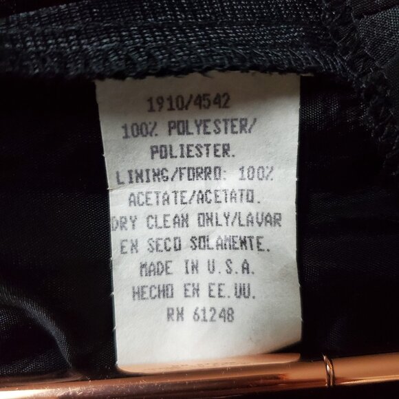 Black Dress Size 12 Cocktail Sleeveless Side Zip Draped Front Lined - Picture 11 of 11